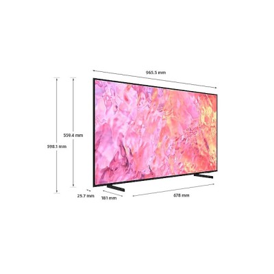 Samsung Series 6 QE43Q60CAUXXH TV 43" 4K Ultra HD Smart TV Wi-Fi Gray Samsung Series 6 QE43Q60CAUXXH TV 43" 4K Ultra HD Smart TV Wi-Fi Gray