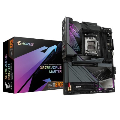 GIGABYTE X870E AORUS MASTER motherboard AMD X870 Socket AM5 ATX GIGABYTE X870E AORUS MASTER motherboard AMD X870 Socket AM5 ATX