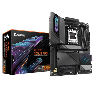 GIGABYTE X870E AORUS PRO motherboard AMD X870E Socket AM5 ATX GIGABYTE X870E AORUS PRO motherboard AMD X870E Socket AM5 ATX