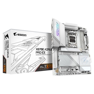 GIGABYTE X870E AORUS PRO ICE motherboard AMD X870E Socket AM5 ATX GIGABYTE X870E AORUS PRO ICE motherboard AMD X870E Socket AM5 ATX