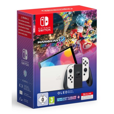 Nintendo 10014484 portable game console 7" 64 GB Touchscreen Wi-Fi Black, White Nintendo 10014484 portable game console 7" 64 GB Touchscreen Wi-Fi Black, White