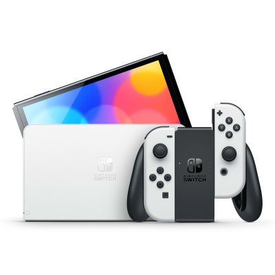 Nintendo 10014484 portable game console 7" 64 GB Touchscreen Wi-Fi Black, White Nintendo 10014484 portable game console 7" 64 GB Touchscreen Wi-Fi Black, White