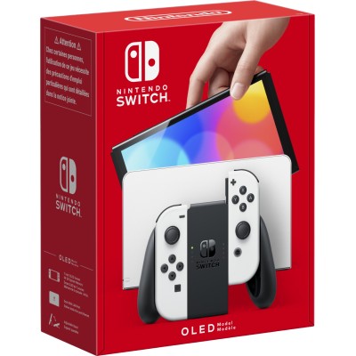 Nintendo Switch OLED portable game console 7" 64 GB Touchscreen Wi-Fi White Nintendo Switch OLED portable game console 7" 64 GB Touchscreen Wi-Fi White