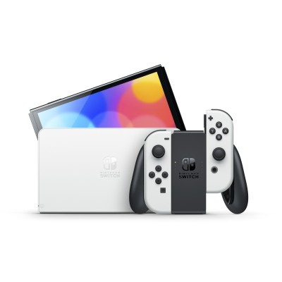 Nintendo Switch OLED bärbara spelkonsoller 17,8 cm (7") 64 GB Pekskärm Wi-Fi Vit
