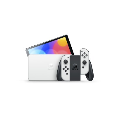 Nintendo Switch OLED portable game console 7" 64 GB Touchscreen Wi-Fi White Nintendo Switch OLED portable game console 7" 64 GB Touchscreen Wi-Fi White