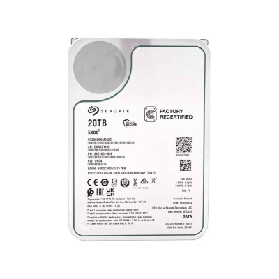Seagate Exos Harddisk ST20000NM002C-FR 20TB SATA-600 7200rpm - FACTORY Seagate Exos Harddisk ST20000NM002C-FR 20TB SATA-600 7200rpm - FACTORY
